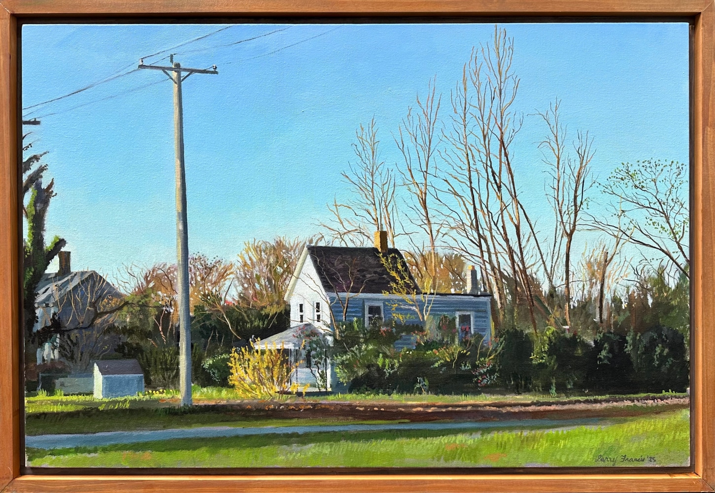 Along Route 9  24" x 36"  Oil On Canvas