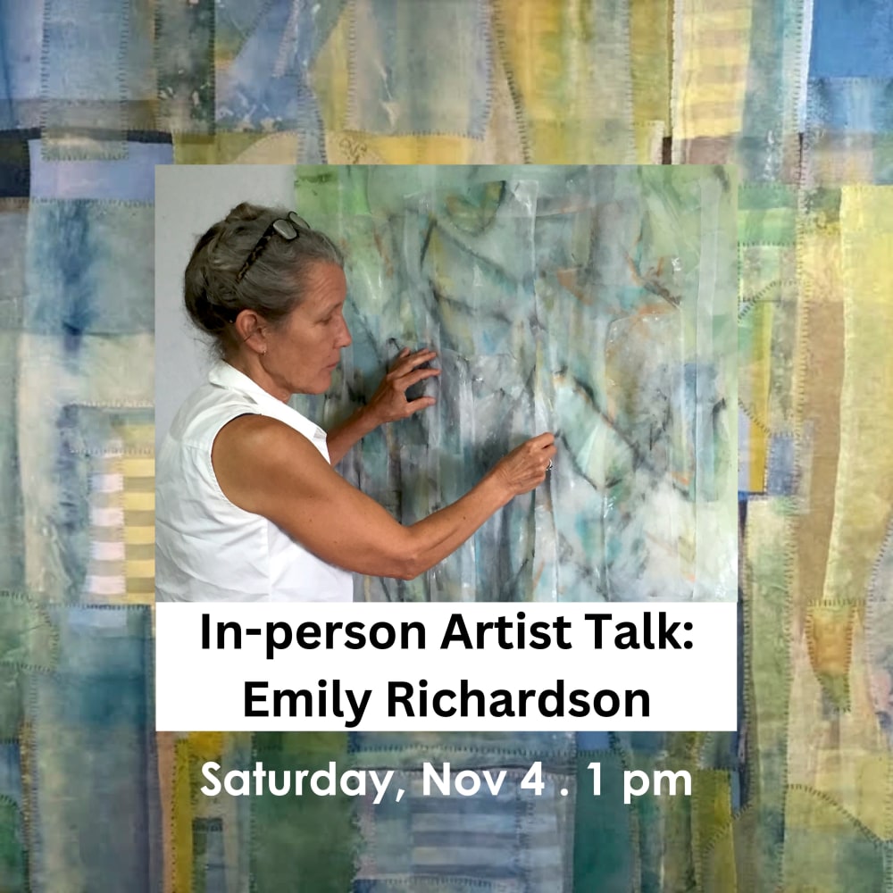 Artist Talk: The Creative Process with Emily Richardson at Gross McCleaf