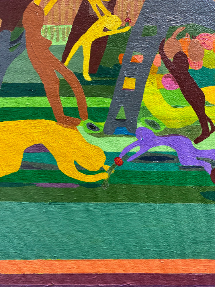 The Harvest  22” x 36”  Acrylic On Canvas