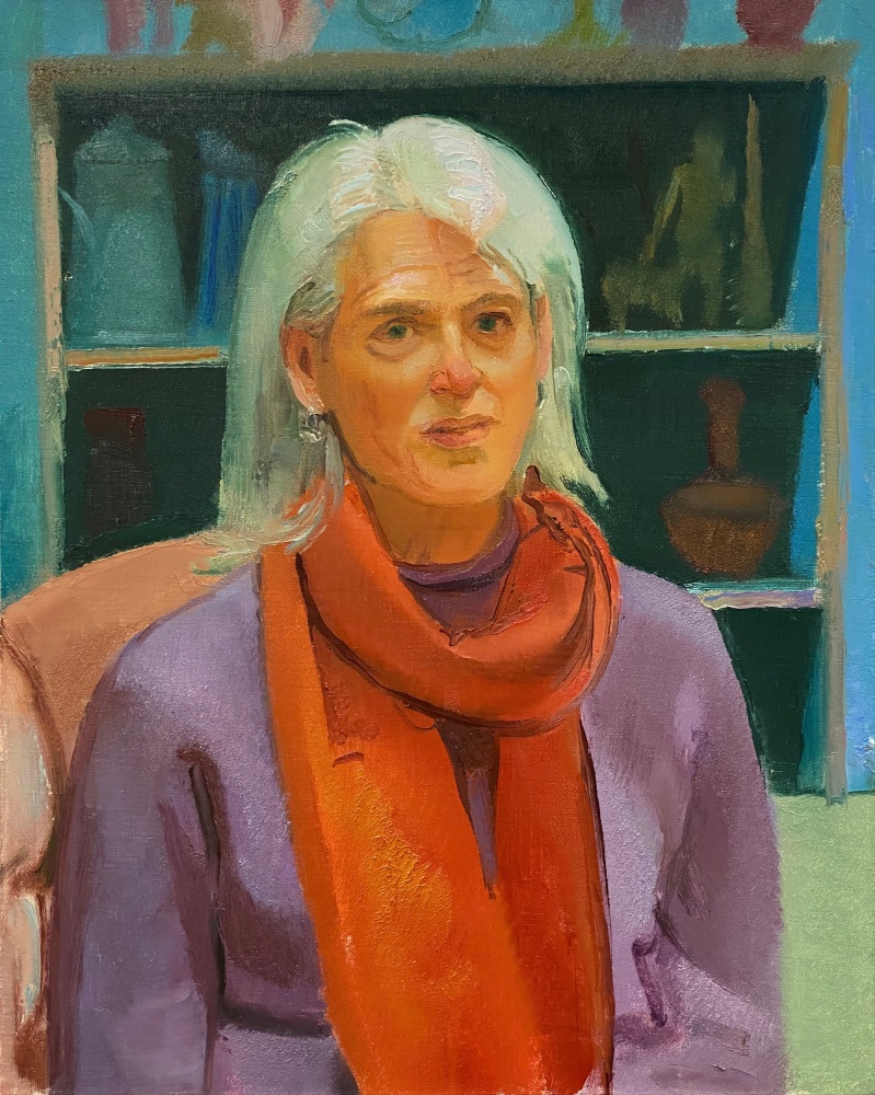Portrait Of Jan  30&quot; x 24&quot;  Oil On Canvas