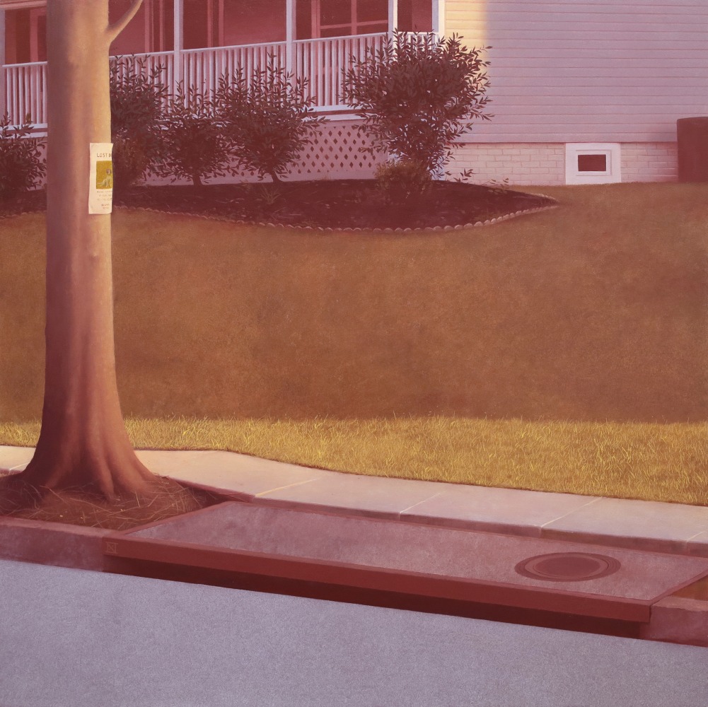 Lost Fur  24″ x 24”  Oil On Panel