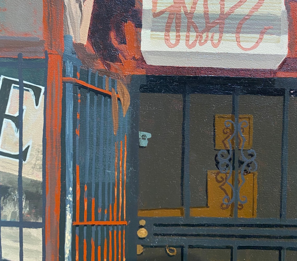 Promise Johnny’s  29” x 29”  Oil On Panel