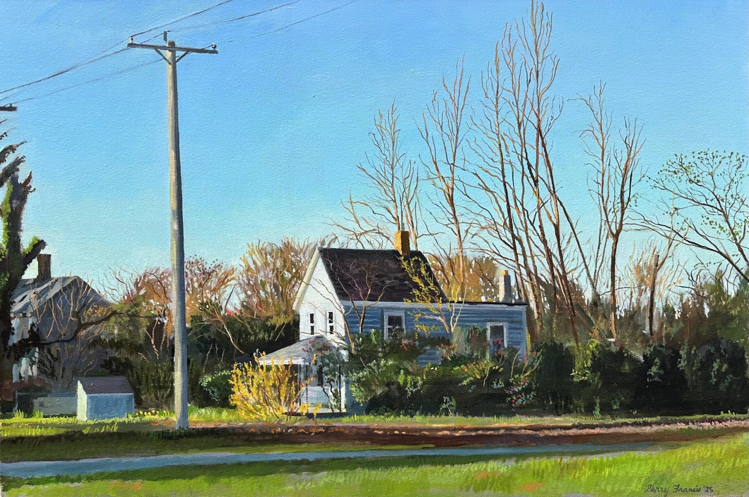 Along Route 9  24" x 36"  Oil On Canvas
