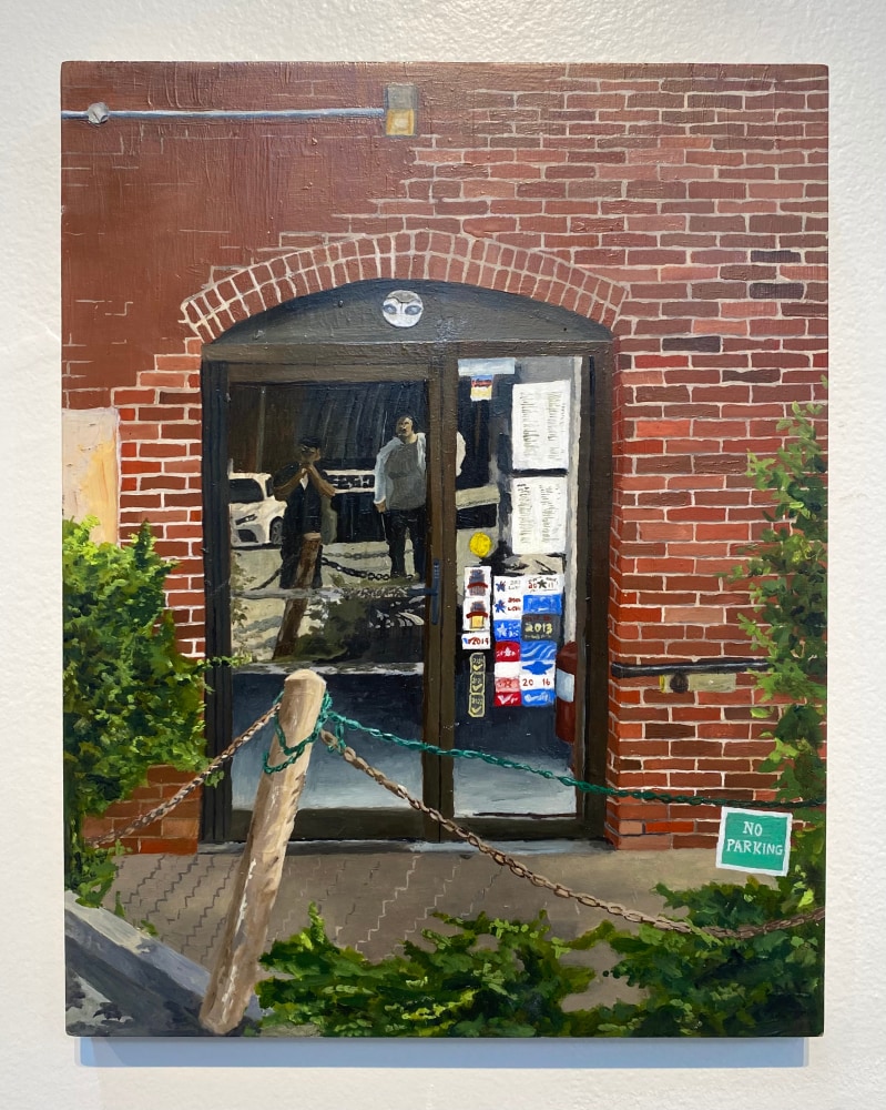 Tour Guide  14″ x 11″  Oil On Panel