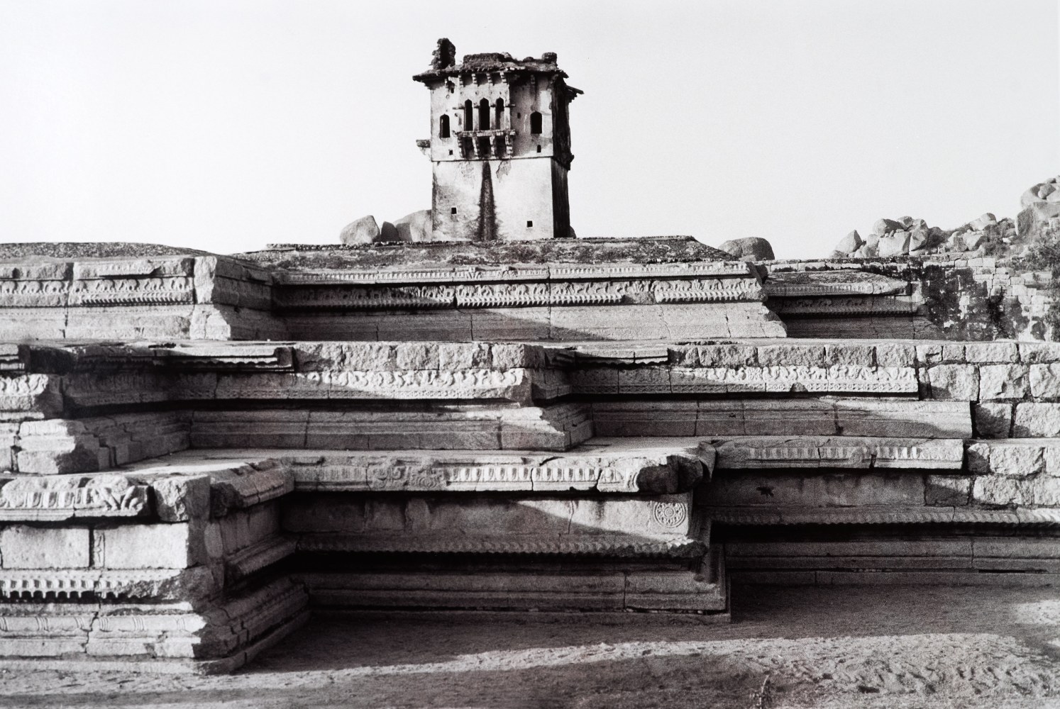Ruins Of Hampi #1, Karnataka  11.5″ x 17″  Toned Silver Gelatin Print