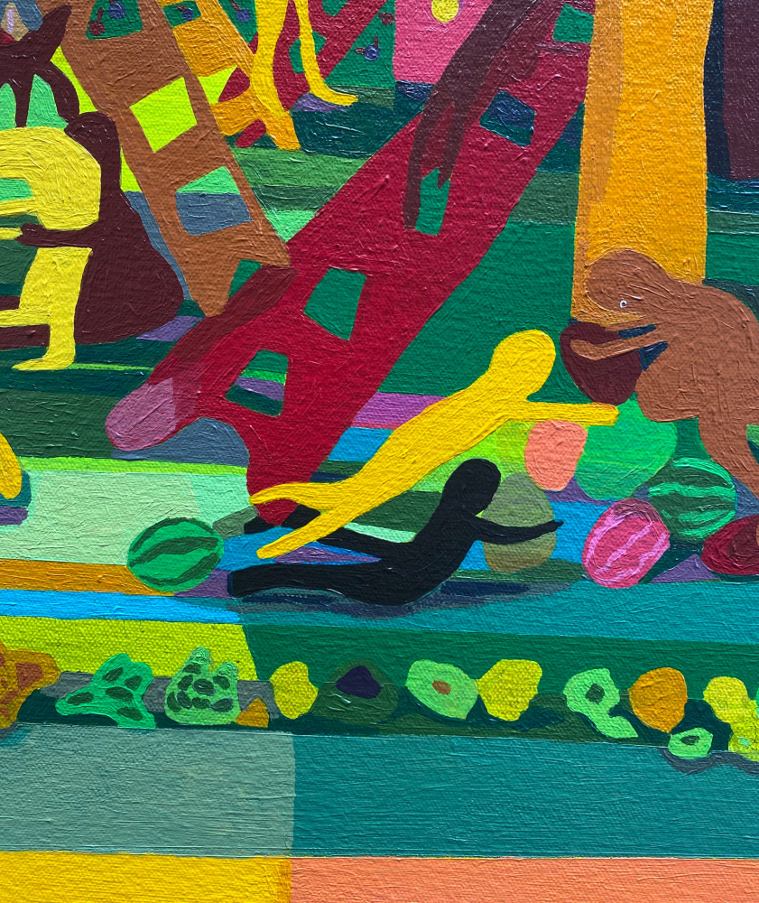 The Harvest  22” x 36”  Acrylic On Canvas