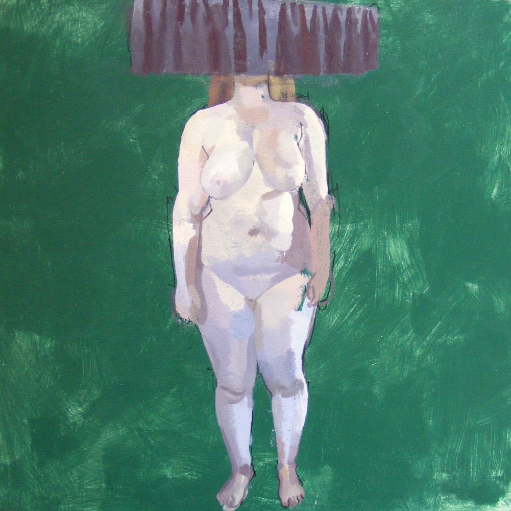 Signal Lost  22&quot; x 22&quot;  Acrylic On Canvas