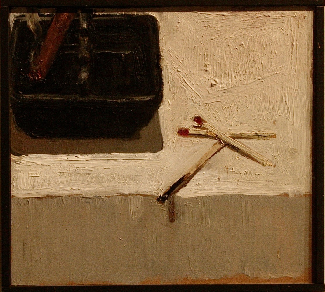 Lord, Such Fire From A Match You Never Lit  8&quot; x 8.5&quot;  Oil On Board