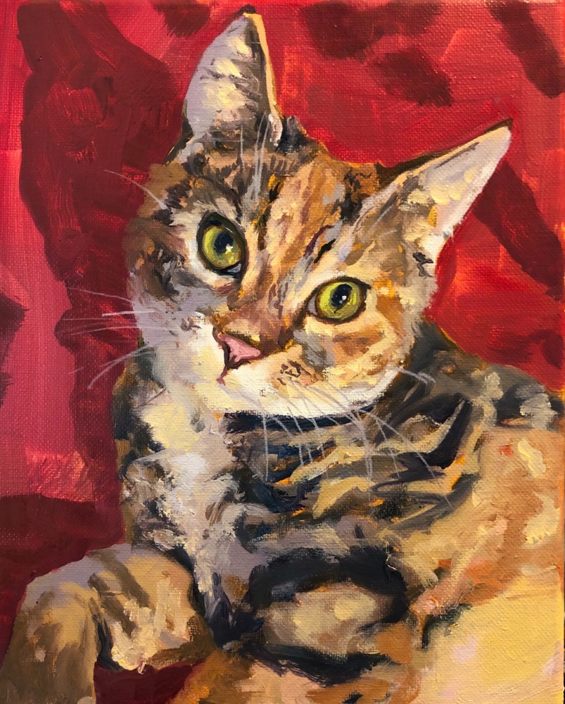 Marlee (SOLD)  10&quot; x 8&quot;  Oil On Canvas