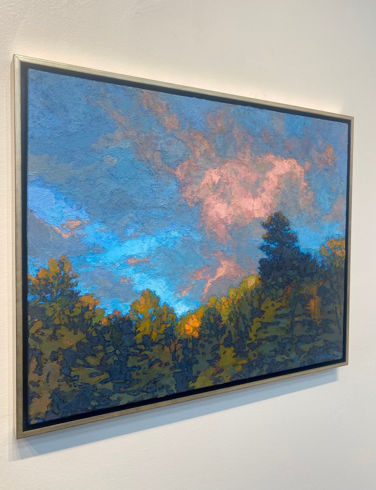Sundown-Lit  22&quot; x 28&quot;  Oil On Belgian Linen