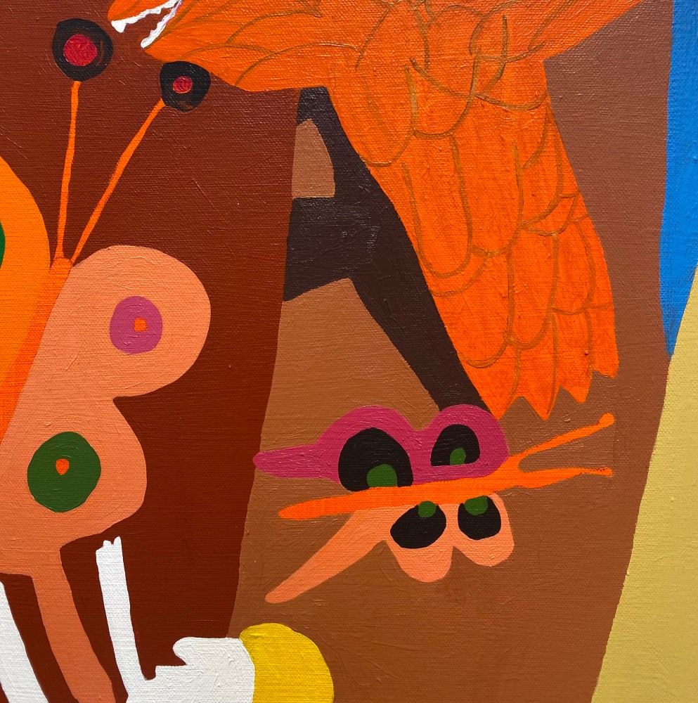 A Little Bit of Sun  36” x 36”  Acrylic On Canvas