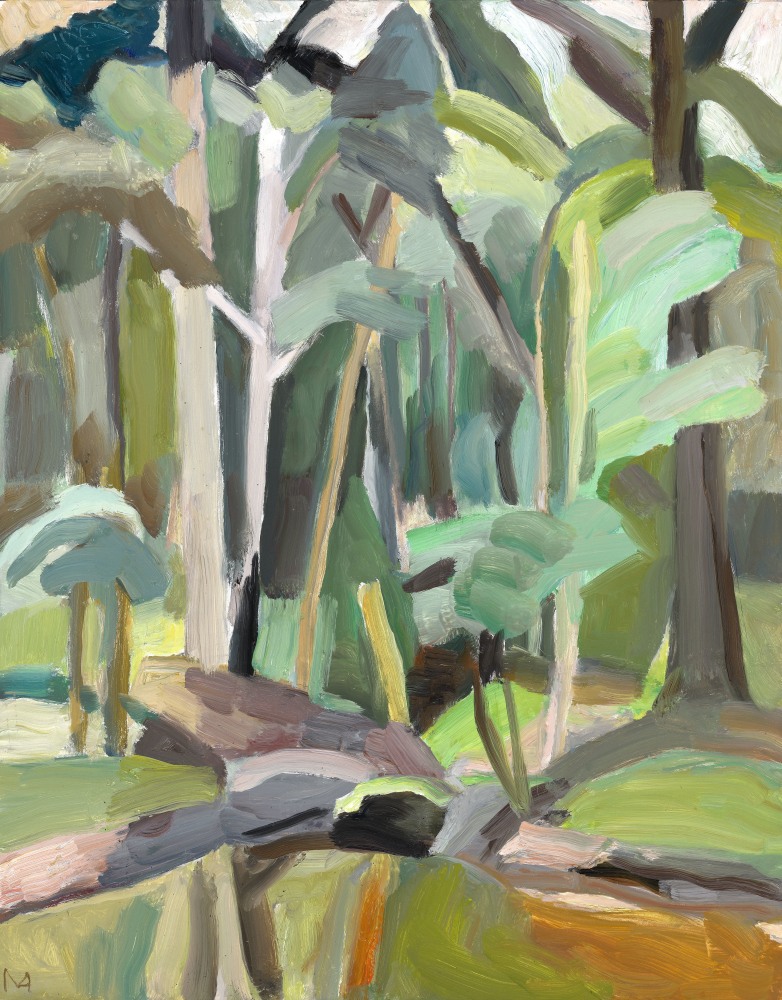 Governor Dick’s Woods I  14″ x 11″  Oil On Board
