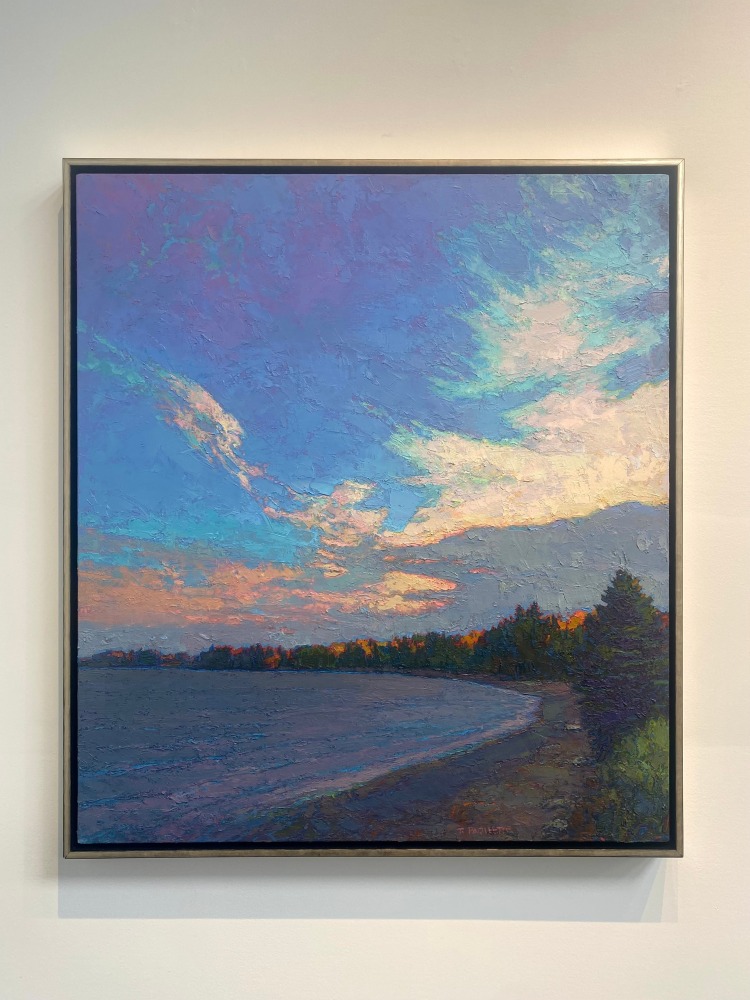 Paradise Beach  34&quot; x 30&quot;  Oil On Belgian Linen