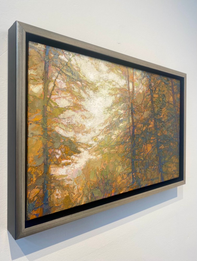 Forest In Misty Light  14&quot; x 22&quot;  Oil On Belgian Linen