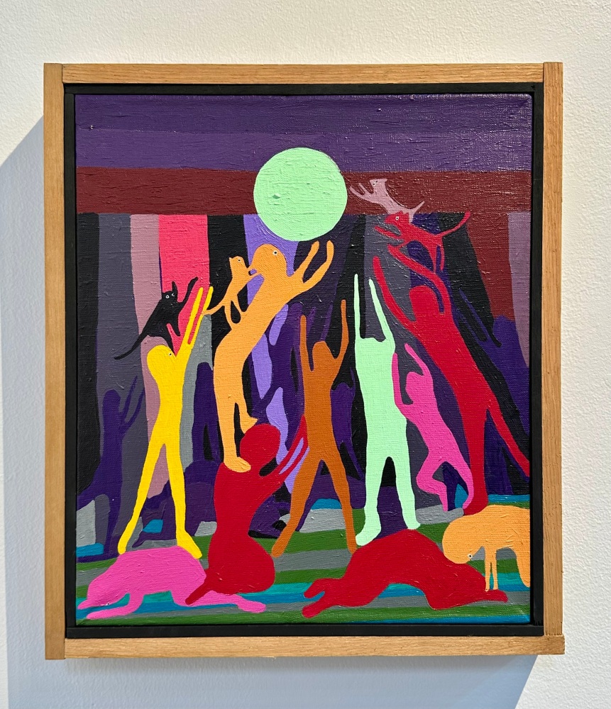 Devotion Where It’s Due  14” x 12”  Acrylic On Canvas