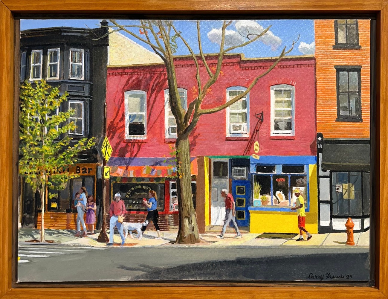 Main Street  18" x 24"  Oil On Canvas