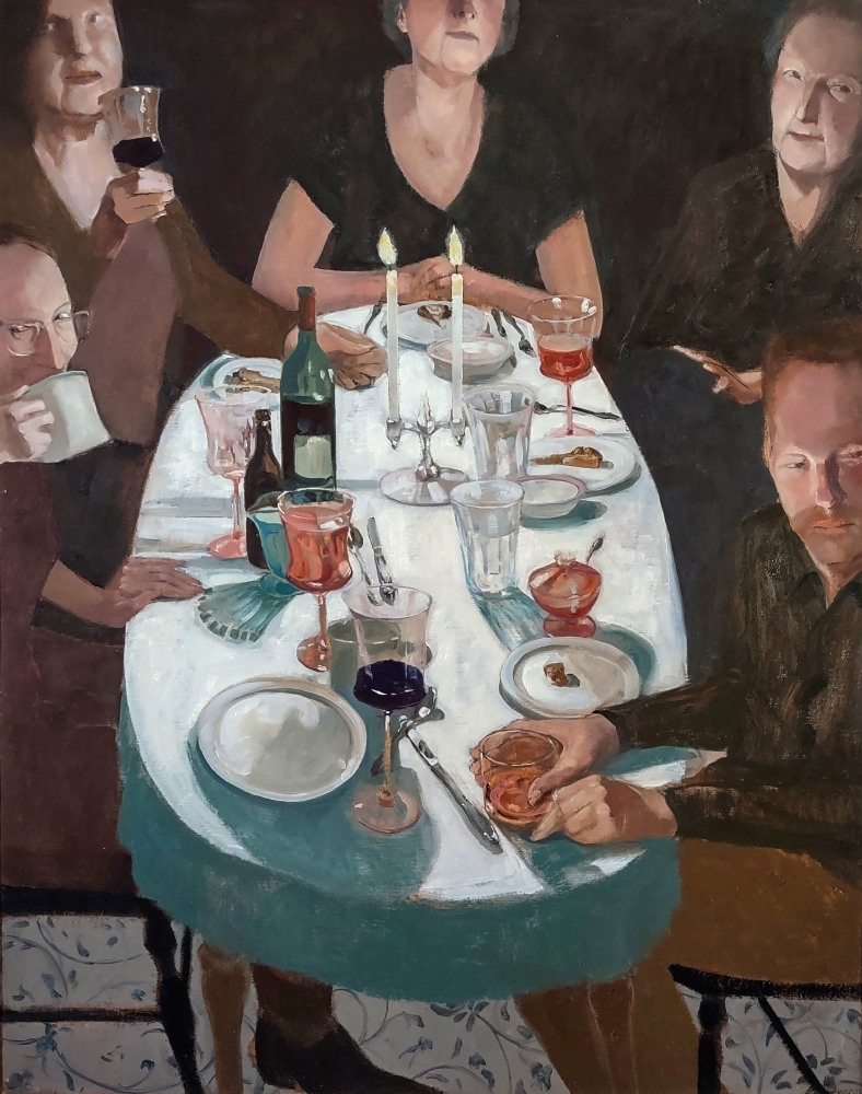 Table 23  30″ x 24″  Oil On Canvas