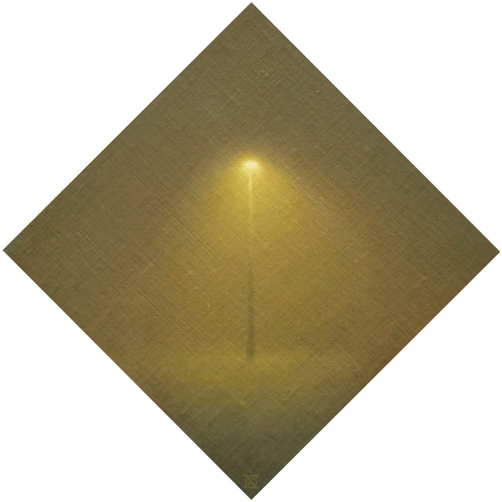 The Blizzard  8&quot; x 8&quot;  Oil On Mounted Linen