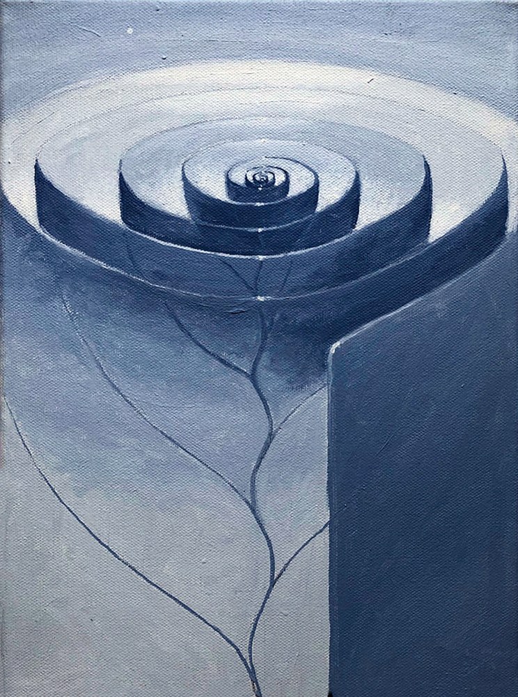 Caracol 1  12&quot; x 9&quot;  Oil On Canvas