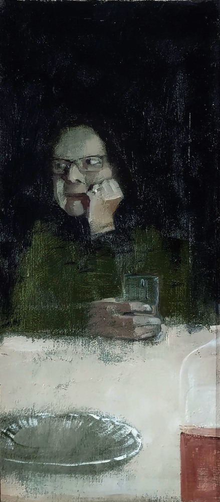 Table 5  13&quot; x 6&quot;  Oil On Board