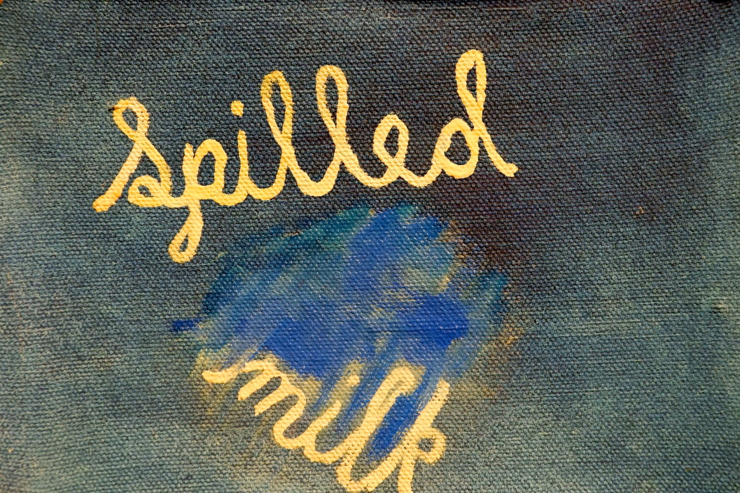 Ashley Wick, Spilled Milk  00:41 Duration  Oil Painted Animation, Edition of 4 (On USB With Archival Print)