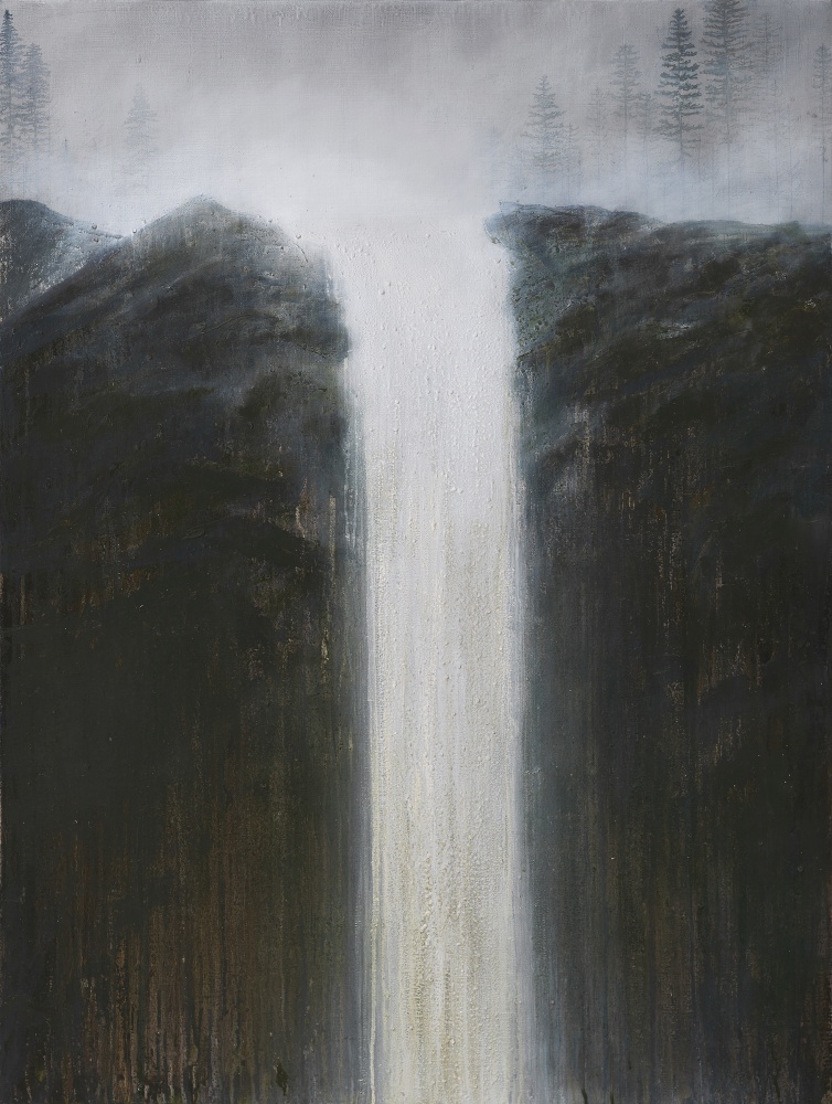 Rhea Cutillo, Filtered Water 40&quot; x 30&quot;  Oil On Linen