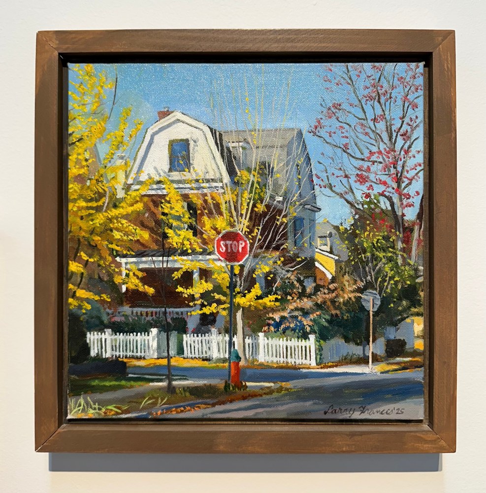 Ginkgo Tree  12" x 12"  Oil On Canvas