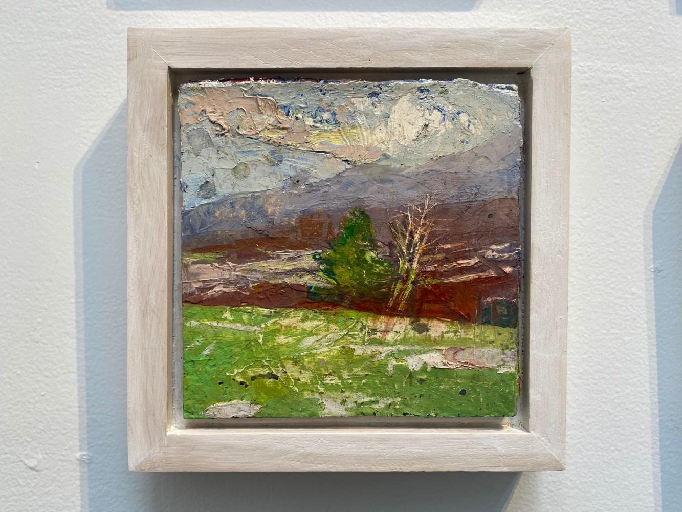 View from Studio, #2  6” x 6”  Oil On Board