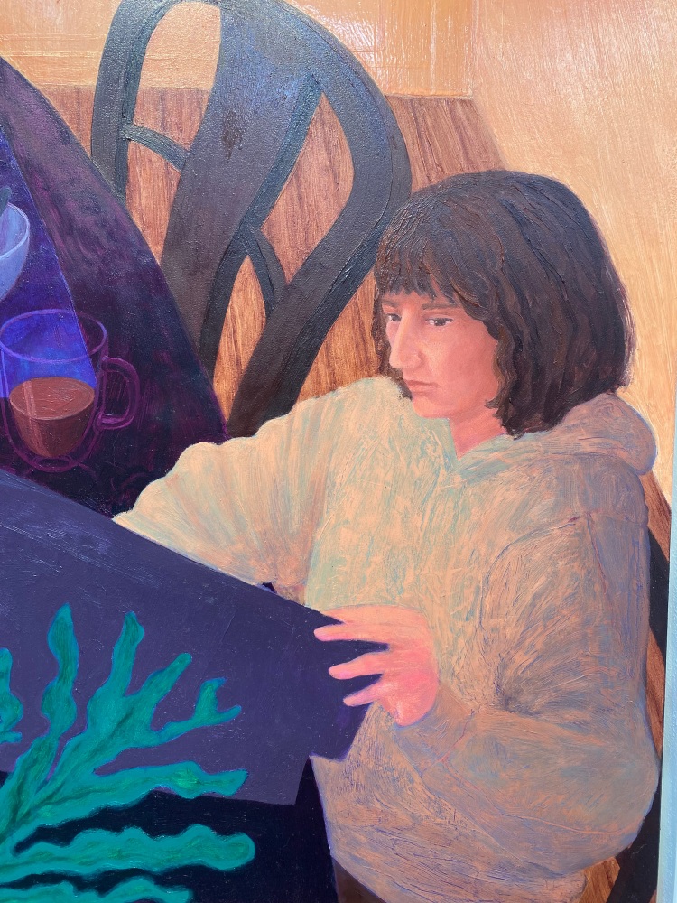 Long Morning  42” x 28”  Oil On Panel