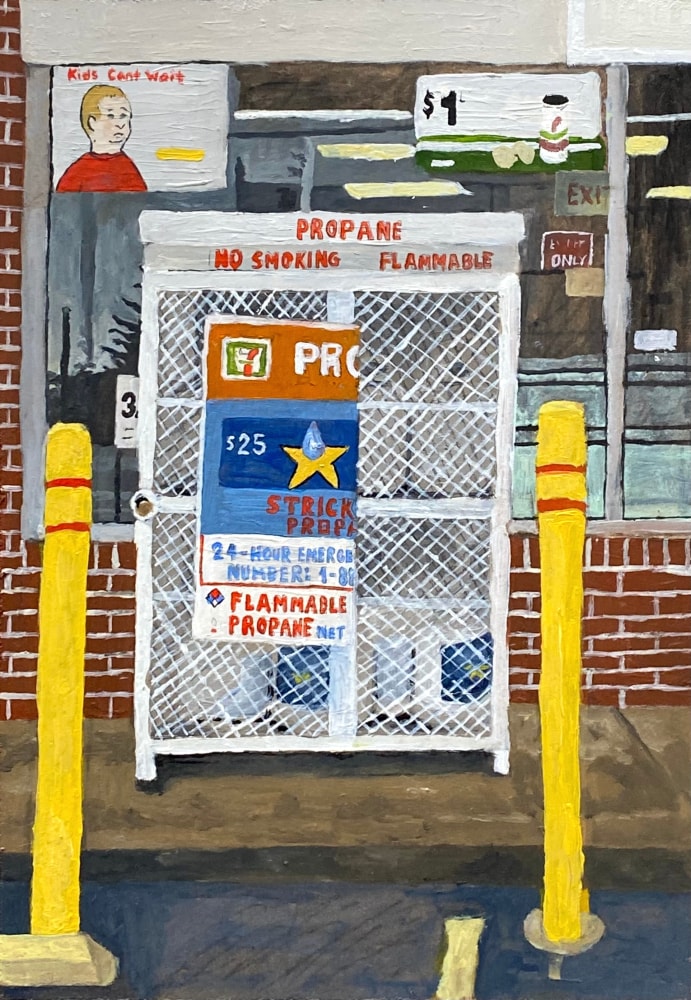 Propane &amp; Propane Accessories, Oil On Panel, 7x10