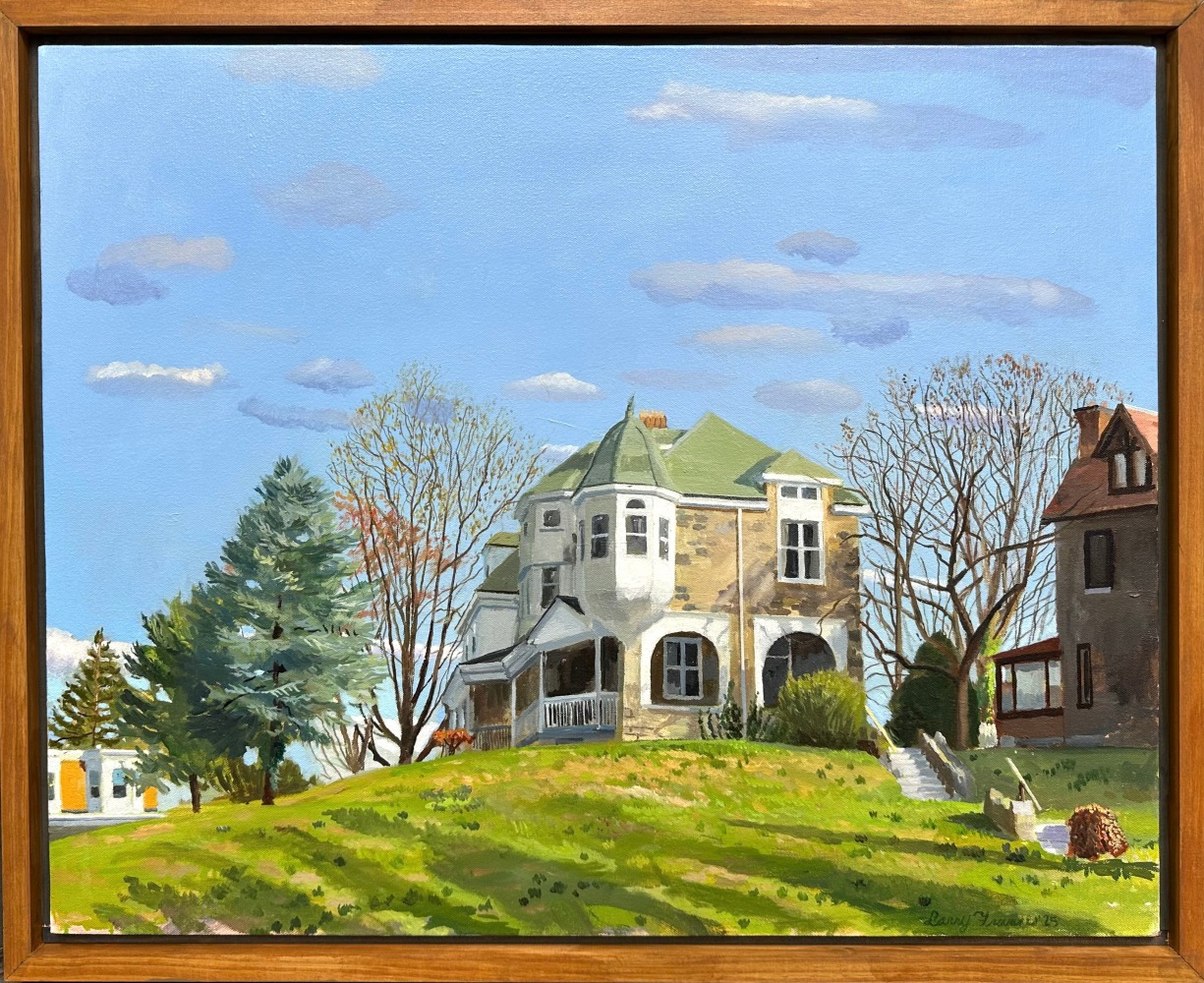 House on a Hill  24" x 30"  Oil On Canvas