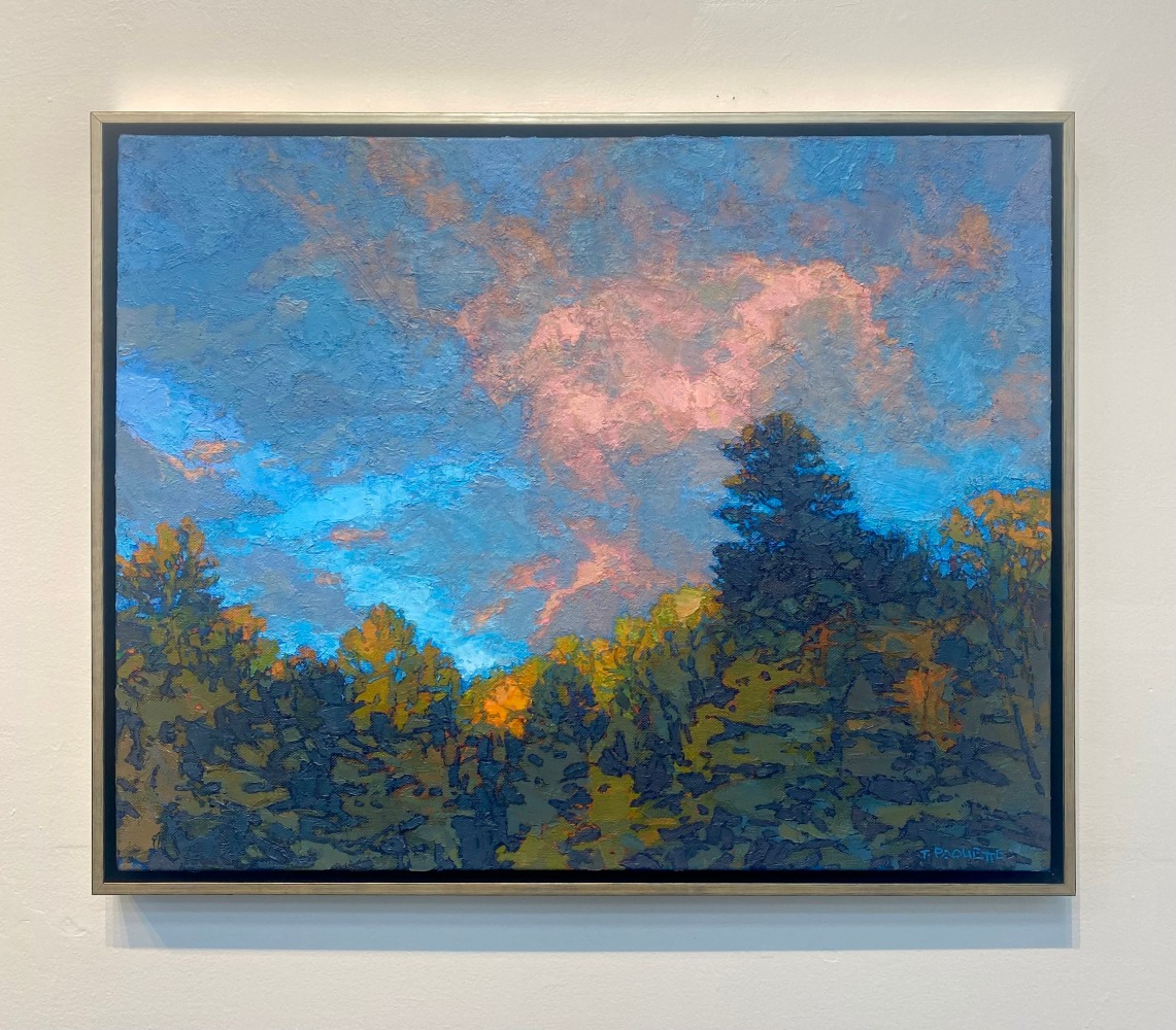 Sundown-Lit  22&quot; x 28&quot;  Oil On Belgian Linen