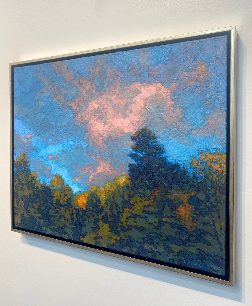 Sundown-Lit  22&quot; x 28&quot;  Oil On Belgian Linen