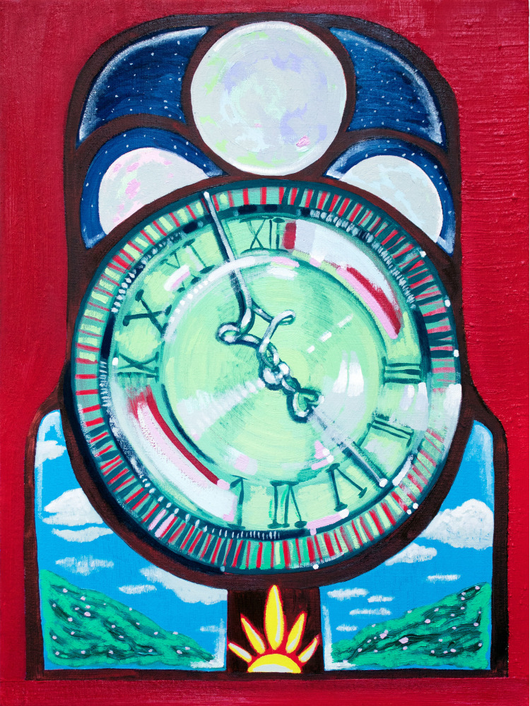Time Stopped (When You Entered The Room)  24&quot; x 18&quot;  Oil On Canvas