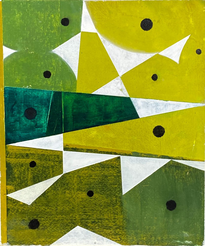Flock  10.75&quot; x 9&quot;  Oil On Panel