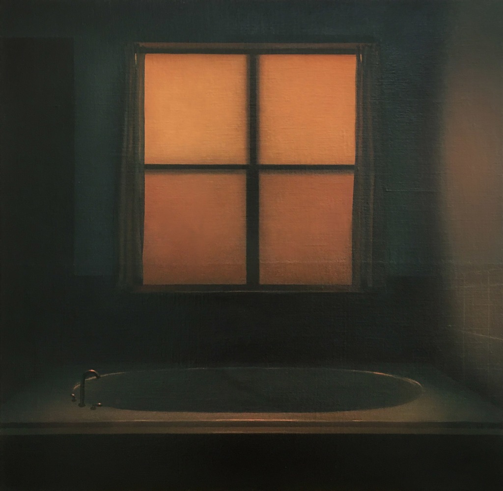 Wee Hours  24&quot; x 24&quot;  Oil On Linen, Mounted Panel