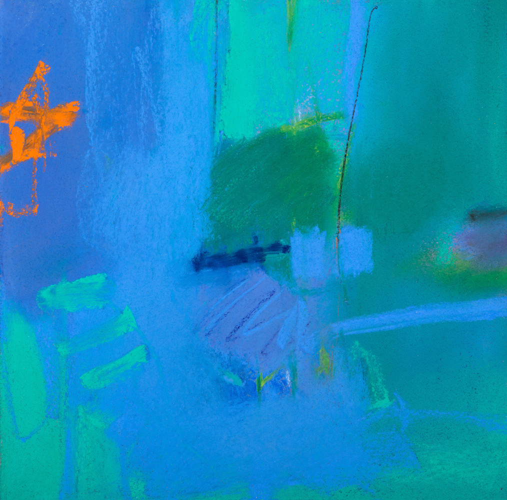 On A New Path  10&quot; x 10&quot;  Pastel On Arches Paper