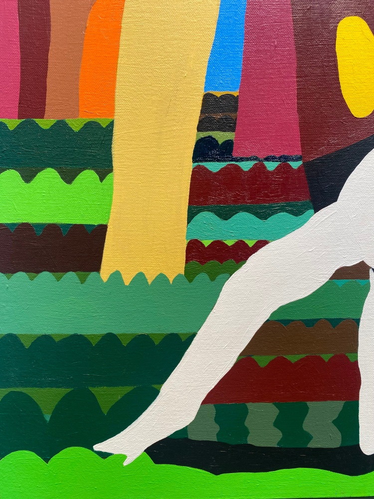 A Little Bit of Sun  36” x 36”  Acrylic On Canvas