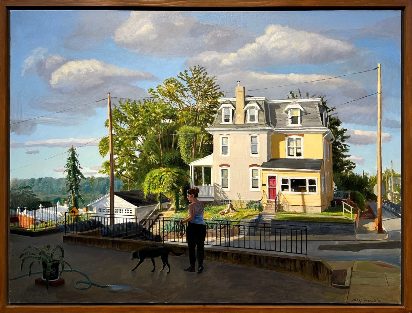 View from Fleming Street  36" x 48"  Oil On Canvas