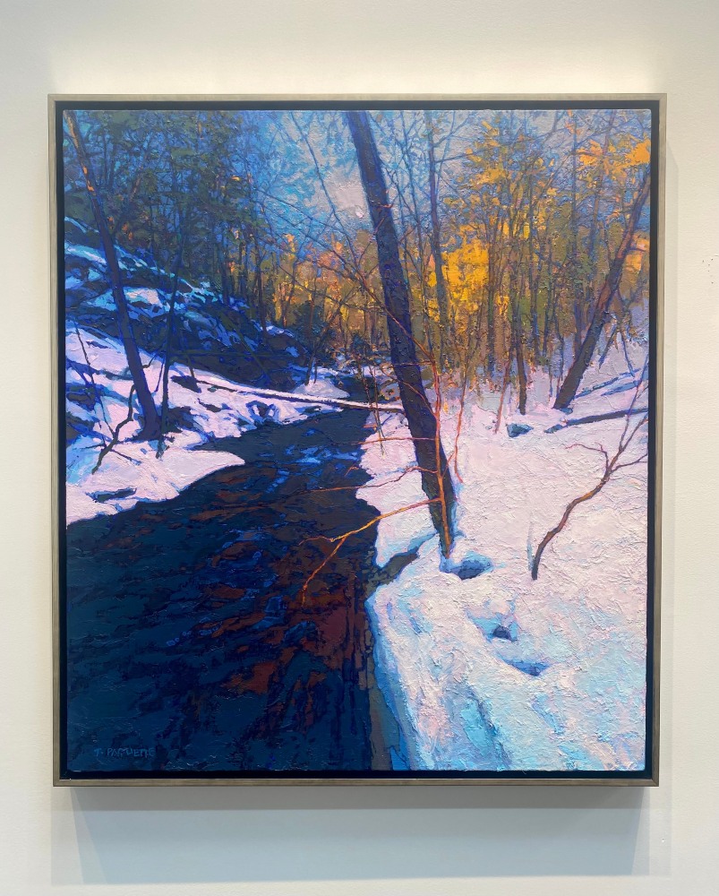 Ricketts Glen, Falls Stream  34&quot; x 30&quot;  Oil On Belgian Linen