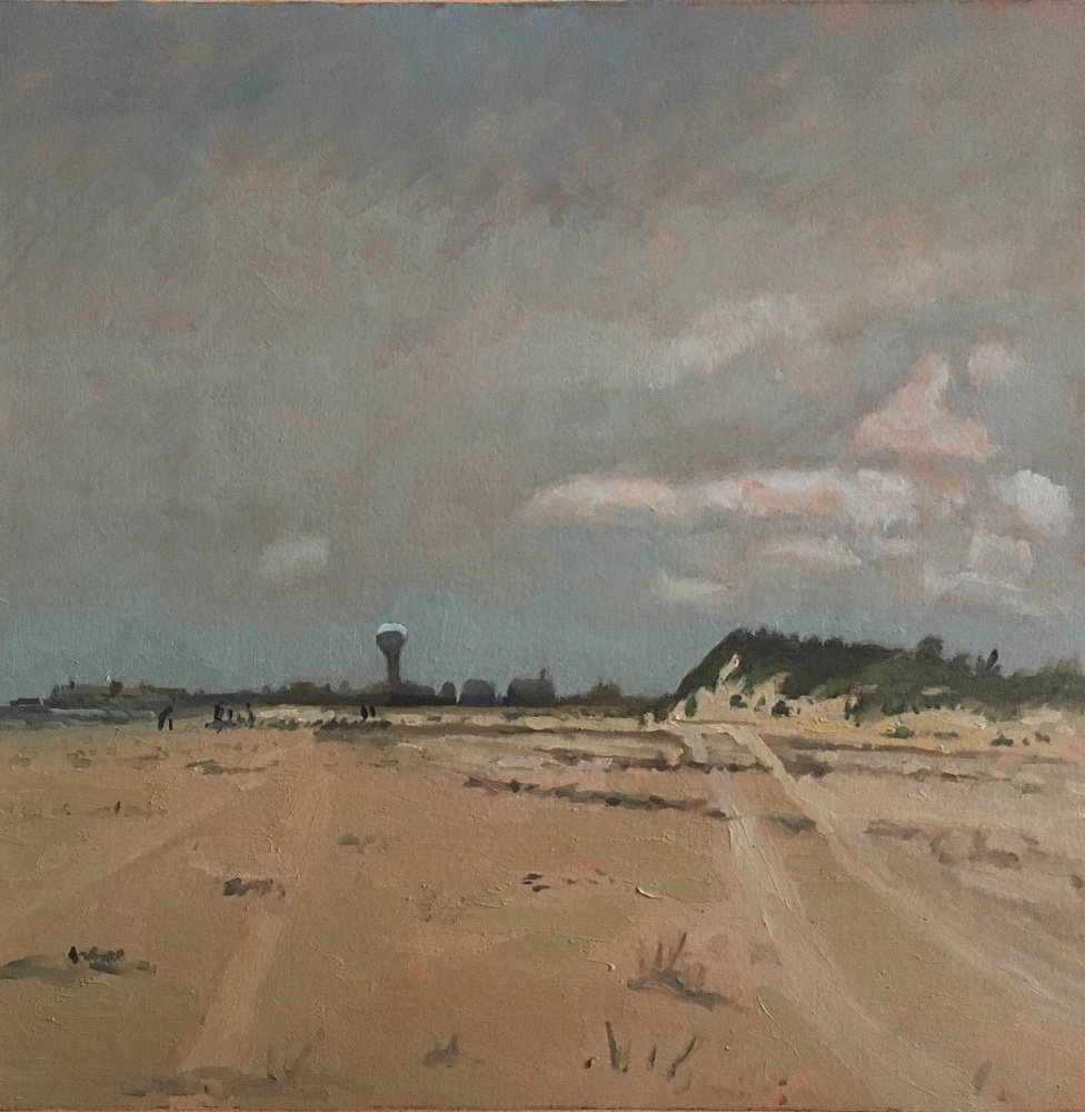Dunes  12&quot; x 12.25&quot;  Oil On Panel