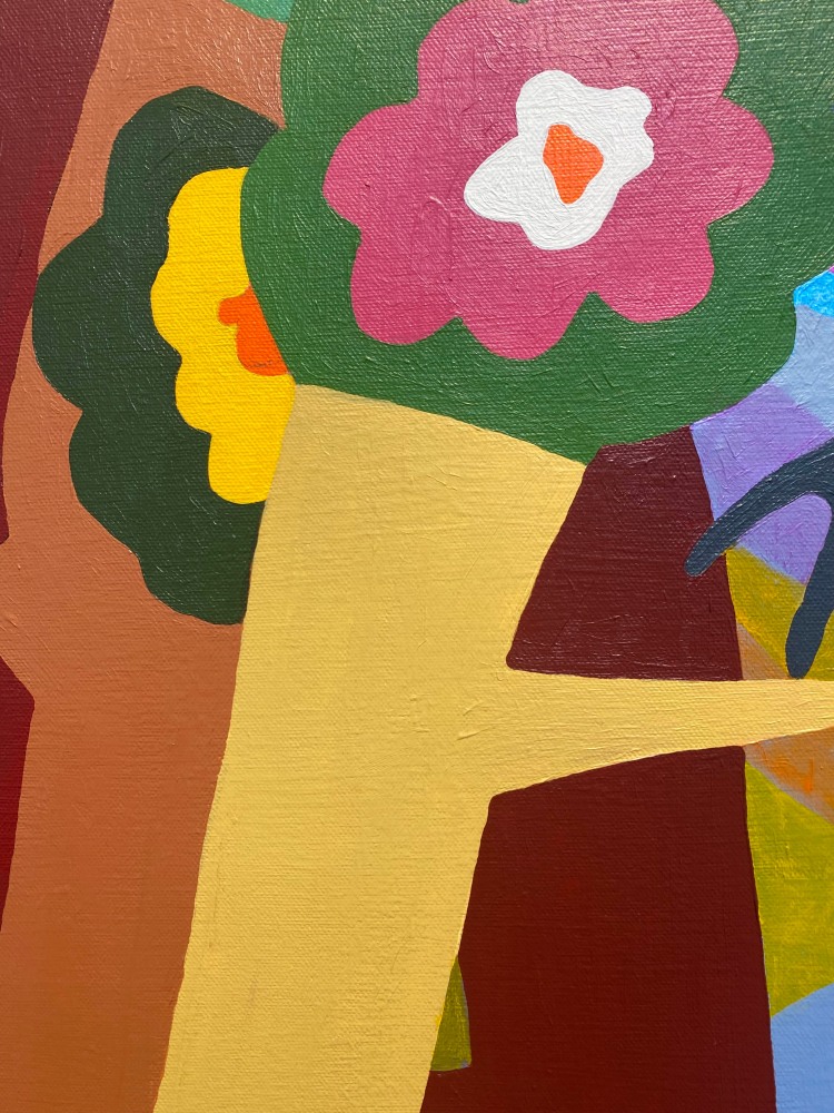 A Little Bit of Sun  36” x 36”  Acrylic On Canvas