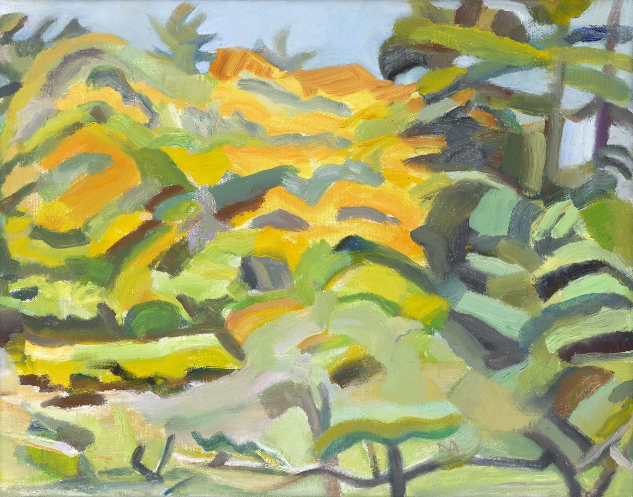 Fall Study III  11&quot; x 14&quot;  Oil On Canvas
