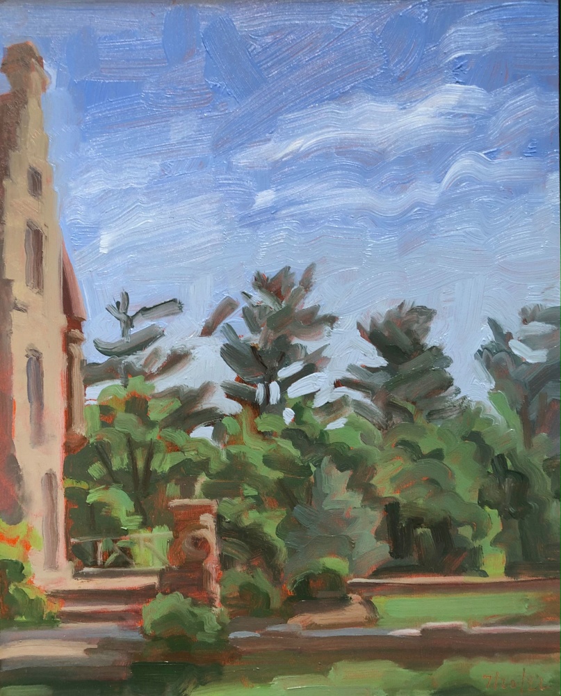Maybrook Morning  10&quot; x 8&quot;  Oil On Panel
