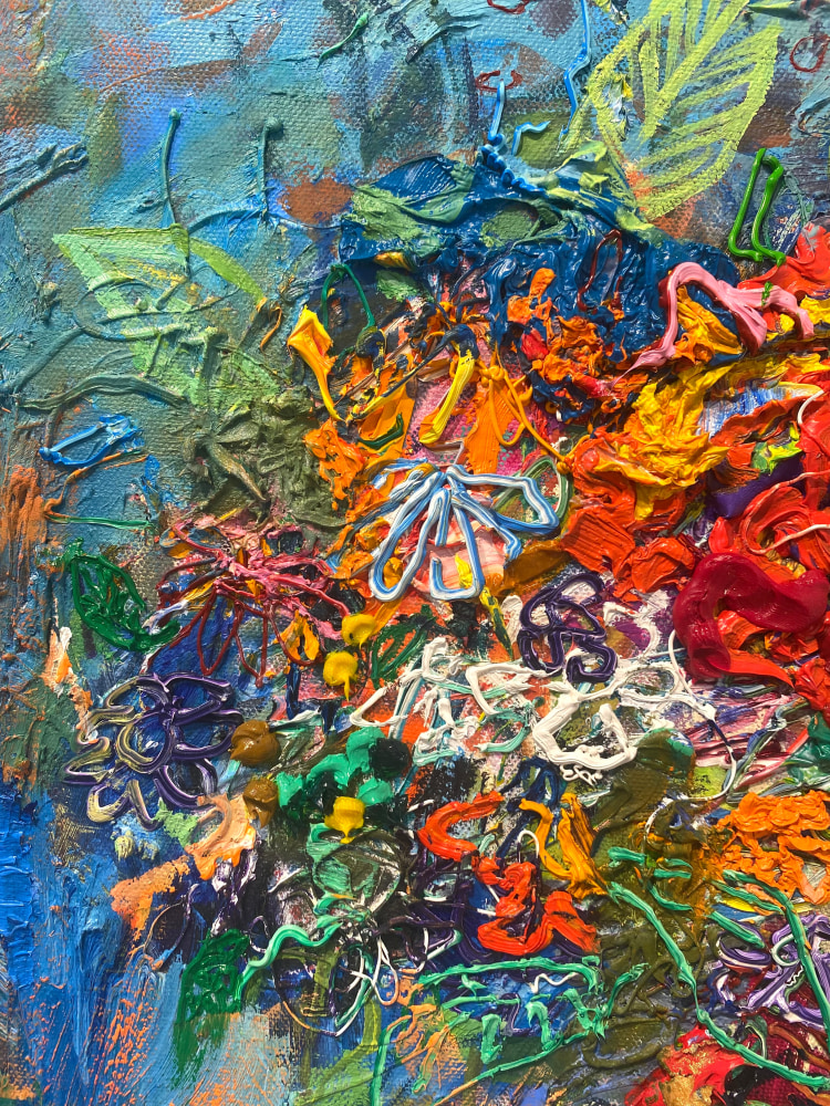 Still Life With Blue  24&quot; x 18&quot;  Oil On Canvas