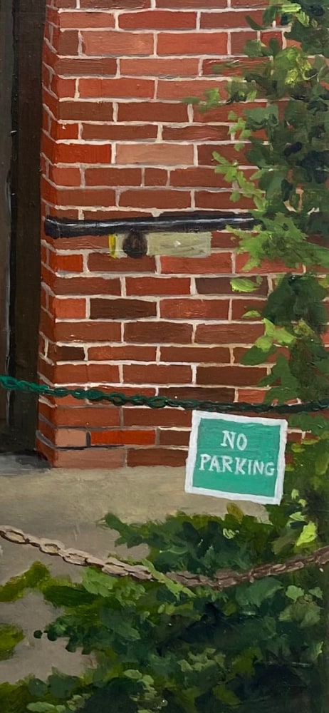 Tour Guide  14″ x 11″  Oil On Panel
