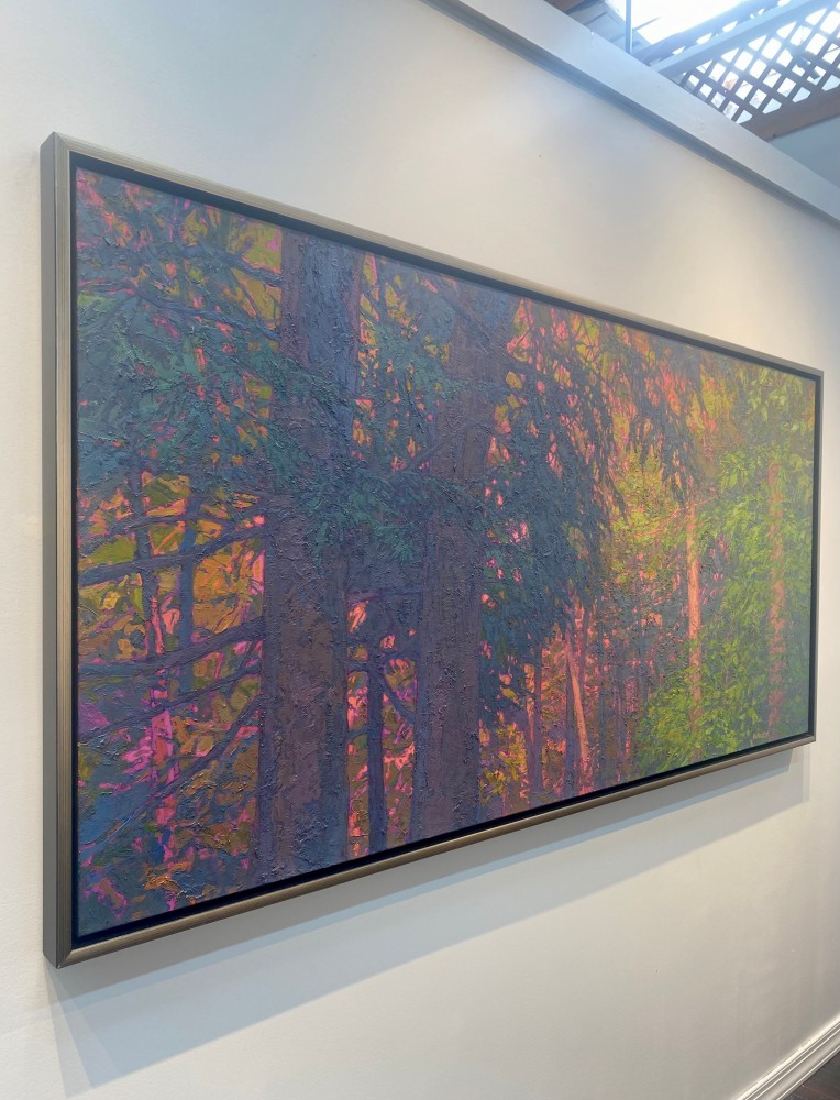 GH Old Growth  36&quot; x 74&quot;  Oil On Belgian Linen