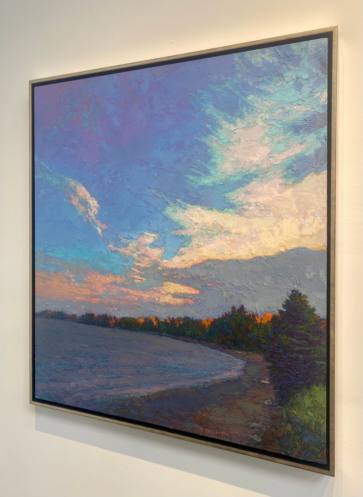 Paradise Beach  34&quot; x 30&quot;  Oil On Belgian Linen