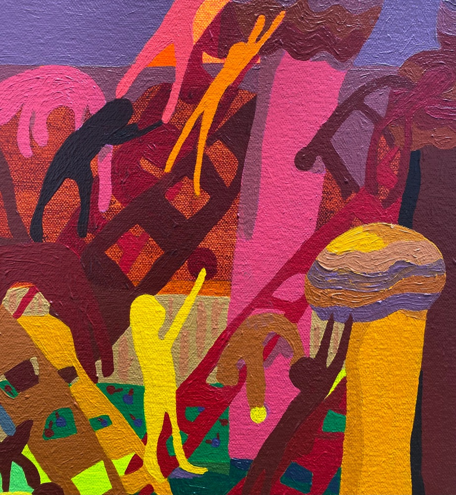 The Harvest  22” x 36”  Acrylic On Canvas