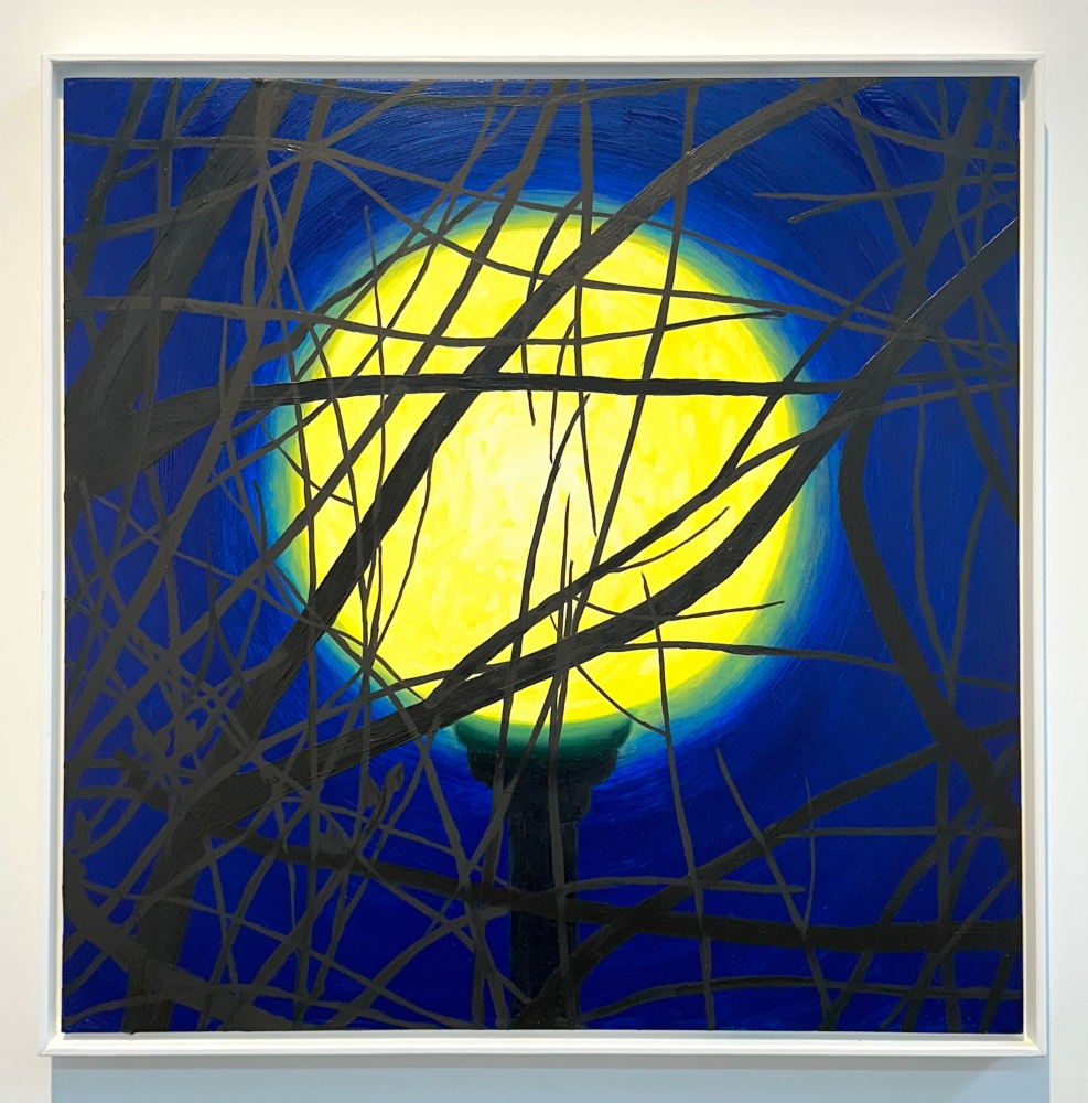 Streetlamp  24” x 24”  Oil On Panel